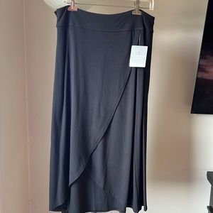 Black summer skirt
